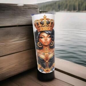 Handmade Miss Music Queen 20 Oz Stainless Steel Tumbler